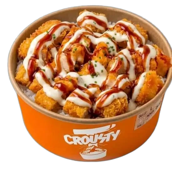 Bol Crousty sauce blanche